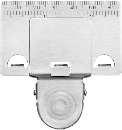 Outil de pince à ruban à mesurer-Coins Porte-pince Outils de précision Règle fixe Marque pour la plupart des mesuresScale Clip, ruban Positionner avec précision Outil de mesure (1 PCS)