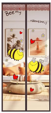 Anti-Fliegengittertür Magnetische Fliegengittertür, Fliegengittertür, Balkontür Fliegengittertür, Fliegengittertür (Wabenmodell, 90 * 200)