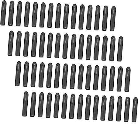 Geschirrspüler Endkappen 100 Stück aus Kunststoff, Graue Schutzkappen | Rundrohre und Bolzen, Verdeckt Grate, Nagelköpfe und Gewinde, Werkzeuglose Montage