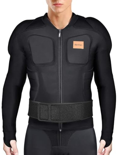 BenKen Equipo de protección ultraligero para esquiar cuerpo, protector de espalda, para deportes al aire libre, anticolisión, para snowboard, patinaje, MTB, motocicleta, motocross