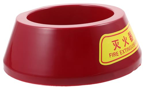 UKCOCO Fire Extinguisher Floor Stand Plastic Base Stable Holder for Powder Extinguishers Practical Bracket Suitable for Various Settings