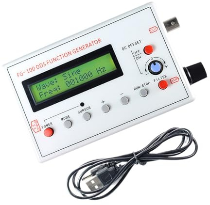 DEKKRYNFV 1Hz-500KHz Modulo Generatore Con Contatore di Frequenza Sino/Quadrato/Triangolo Funzione Forma D'onda Generatore Professionale