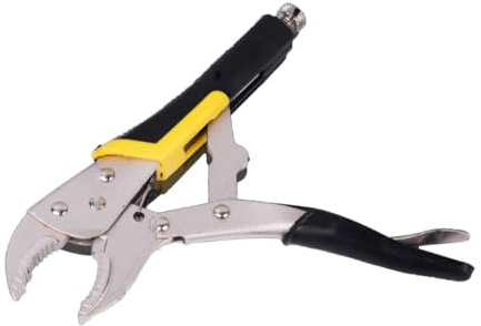 BIUDECO Pinza Regolabile in Acciaio al Carbonio con Ganasce Non Rotonde Impugnatura Antiscivolo per Falegnameria Morsetto di Bloccaggio e Strumento Manuale per Utensili Rotativi