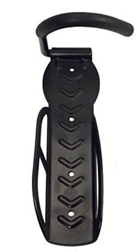 HELEVIA Portabiciclette a Parete Portabiciclette Salvaspazio in Acciaio con Vite di Espansione per Mountain Bike da Strada (Fisso)