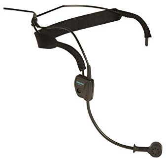 Shure Dynamisches Headset-Mikrofon – Beinhaltet Haarwinkel 1/10,2 cm Telefon Stecker für Unsymmetrische Mikrofon Eingang ¼ Zoll Phone Plug, Schwarz