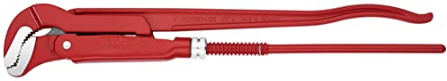 Knipex Clé serre-tubes en S revêtement poudre, rouge 570 mm 83 30 020