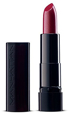 Manhattan All In One Lippenstift, Schimmernder Lipstick für langanhaltenden Glanz & intensive Farbe, Farbe Precious Plum 970, 1 x 4,5g