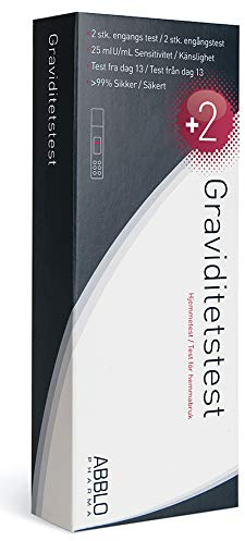 ABBLO test di gravidanza precoce - 5 mlU/mL Sensibilità - UK-DE - Prova 7 giorni prima delle mestruazioni (DK - SE lingua/language)