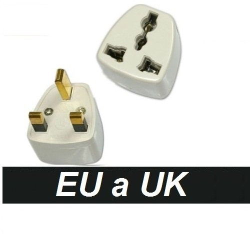 Adaptador Corriente Enchufe España Europa Europeo Europe a UK Irlanda Inglaterra Ireland United Kingdom England