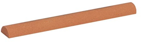 F344 - Afilador de limas abrasivas, 10,16 x 1,27 cm, lima redonda fina indiahalf
