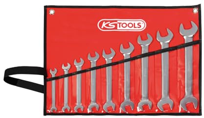 KS Tools 517.1121 Satz 9 Stück metrische Ringschlüsselsatz
