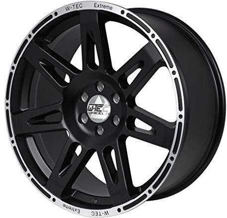 W-TEC WHEELS EXTREME 8,5x20 passend für Ford Ranger (2012-2018) inkl. TÜV-Teilegutachten/Alufelge/Radlast 1000 kg