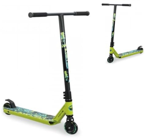 Byox barnscooter iguana PU-hjul ABEC-9 lager TPR handtag aluminium 100 kg, färg: grön
