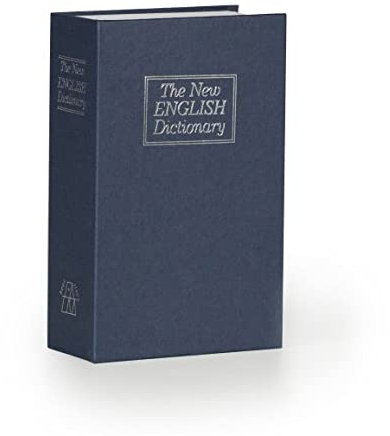 Buchtresor mit Zahlenschloss - Blau - Small