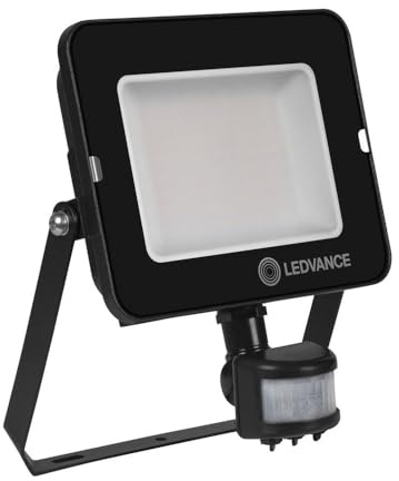 Ledvance FLCOMP50840BS - Proyector LED con sensor de movimiento (50 W, 4000 K, 50 W, 400