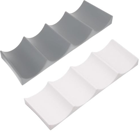 GXGM 2 Soportes para Botellas de frigorífico, Porta Botellas de Nevera, botellero de plástico, Europeo portabotellas de Mesa para Nevera, Ideal para Cocina, Nevera