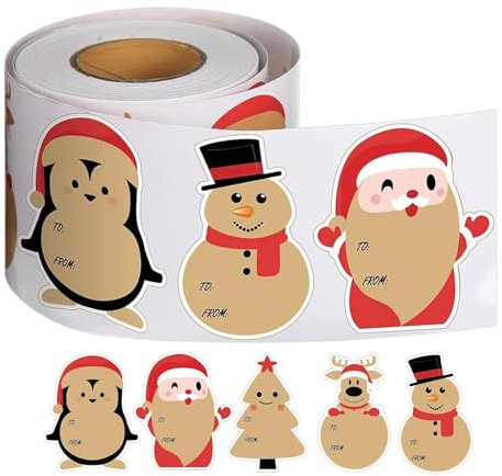 Autocollants de Noël pour Scrapbook 200 Pièces Décalques Décoratifs Sachets