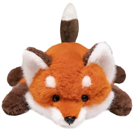 Fuchs Plüschtier Kissen, Puppen und Gefüllte Kuscheltiere für Kinder (55 cm, Fuchs, superweich, Plüschpuppe, Geburtstagsgeschenk)