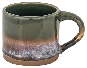 Sass & Belle Marlowe Olive Brown Mug – Unique Ceramic Tea Cup and Coffee Cup for Him or Her – Quirky Sass and Belle Gift Idea – Stylish Rustic Drinkware