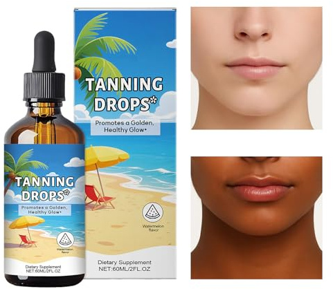 Lozione abbronzante, autoabbronzante formato da viaggio, crema idratante naturale, formula idratante, bottiglia da 60 ml, bronzato esterno per viso, uomini, donne, uso interno, pronto per i