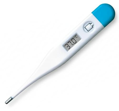 CABLEPELADO - Termómetro Digital para Fiebre | Uso Bucal y Axilar | Lectura Rápida y Fiable | Memoria y Punta Flexible | Apto para Adultos y Niños