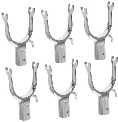 SHINEOFI Lot de 6 Supports de Branches en Alliage D'aluminium pour Arbres Fruitiers, Jardinage et Verger, Fourchette de Redressement Réutilisable, Résistante la Pression, Outil