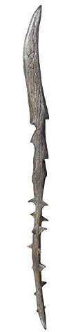 The Noble Collection - Death Eater Thorn Character Wand - 14in (34.5cm) Wizarding World Wand with Name Tag - Harry Potter Film Set Movie Props Wands
