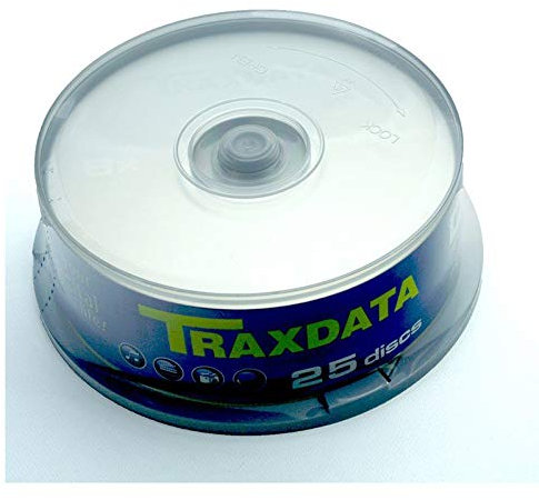 Traxdata DVD+RW 8X 9037a3itra005 tarrina 25 uds