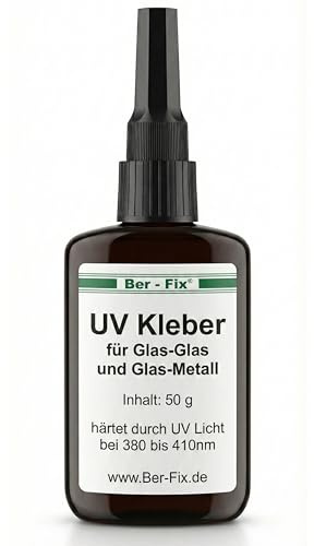Ber-Fix UV Glaskleber mittelviskos 50g Werkstattgröße | UV Glaskleber mittelviskos 50g Werkstattgröße: Ber-Fix UV Glaskleber mittelviskos
