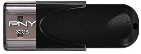 PNY Chiavetta Attaché 4 Standard, Memoria Portatile USB 2.0, 32 GB, Nero