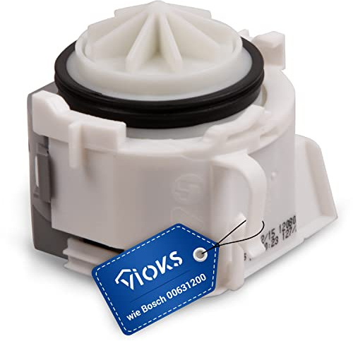 VIOKS Ablaufpumpe Laugenpumpe Ersatz für Bosch Pumpe 00631200 - Abwasserpumpe für Geschirrspüler Bosch, Neff, Siemens Spülmaschine Ersatzteile