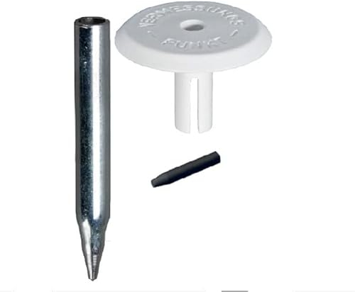 Vermessungspunkt mit Vermarkungsrohr Bodenhülse Geocaching Versteck D5 Metallroh