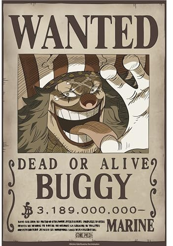 GB eye Poster One Piece Wanted (WANTED Buggy)