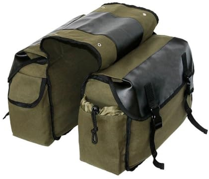 Rudiaoa Sacoche de vélo étanche 40 L pour porte-bagages arrière, porte-bagages, double coffre de vélo