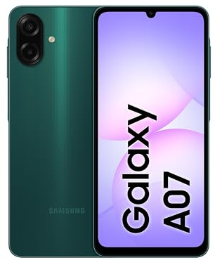 Samsung Galaxy A07 LTE, Smartphone Android, 64 Go de Stockage, 4 Go de RAM, Vert, 6 mises à Niveau du système d'exploitation, Grand écran, processeur 6 nm (Version Émirats Arabes Unis)
