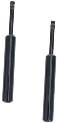 Garneck Herramienta para Abrir Relojes y Abridor de Cajas Palanca, Aleación de Aluminio y Acero Inoxidable, Negro, 2 Piezas, para Reparación y Mantenimiento de Relojes Mecánicos