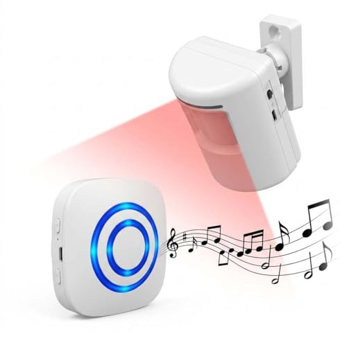 Snugloo Timbre Inalámbrico con Sensor de Movimiento PIR y Receptor