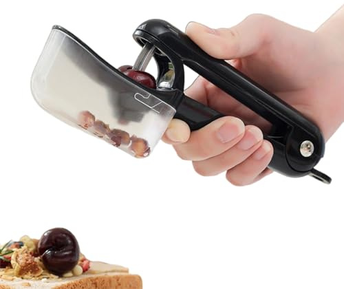 Fabater Snocciolatrice per Ciliegie, Togli Nocciolo di Ciliegia in Acciaio Inossidabile con Manico Ergonomico per Snocciolare Rapidamente, Lavabile in Lavastoviglie