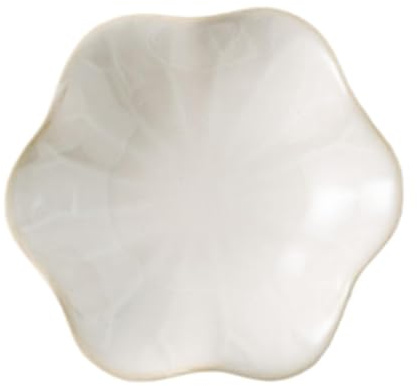 Bffcnl Plateau à Bijoux Multifonctionnel, Porte-bagues, Poches Vides, Assiette Décorative, Repose-Couverts en Céramique, Facile à Nettoyer, Idéal pour, Blanc
