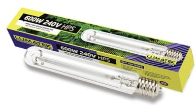 AMPOULE HPS DUAL SPECTRUM 600W LUMATEK