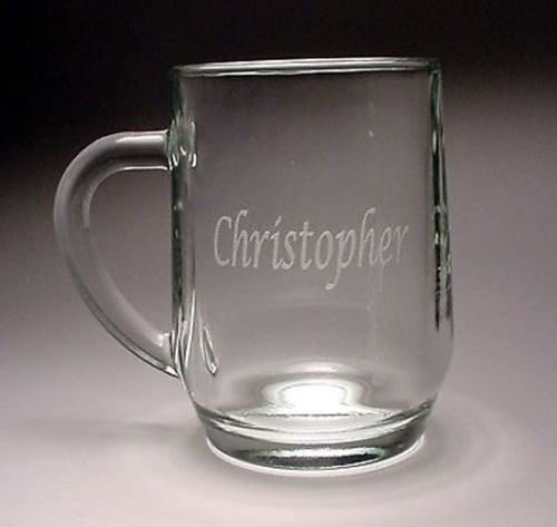 County Engraving Personalised Glass Tankard (Half Pint)