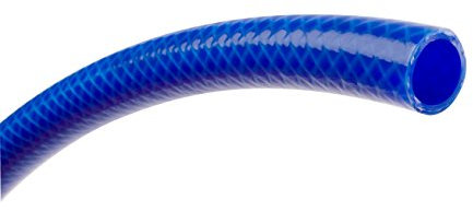 TATAY Tubo da giardino Blue Line 25 metri Ø5/8 15mm, 3 strati, Realizzato in Spagna, Resistenza 28 bar e -20°/60°, Intrecciato, senza cadmio e piombo, senza BPA, anti-UV, Colore Blu