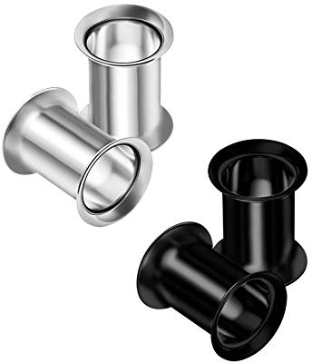 4 Stk Double Flared Sattel Piercing Schmuck Weitere Größen