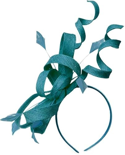 Caprilite virvel loop Sinamay pannband fascinator för kvinnor bröllop aspot tävlingar