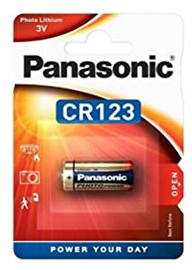 Panasonic CR123A Lithiumbatterie, 3 V, Blister 1