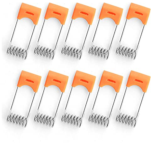 DGHAOP 10pcs Light Emitting Diode Downlight Panel Lamp Spring Clip LED Recessed Lighting Accessories for Ceiling Lamp
