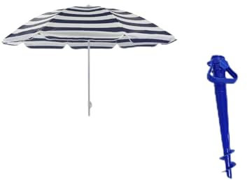 G.T.R OMBRELLONE MARE SPIAGGIA PISCINA CON CUSTODIA D 165 + PICCHETTO FORATERRA 27590/