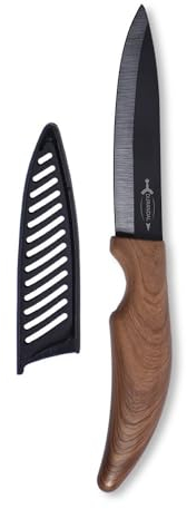 Durandal Couteau ceramique LEGEND | Couteau cuisine ceramique universel avec housse de protection | Couteaux de cuisine