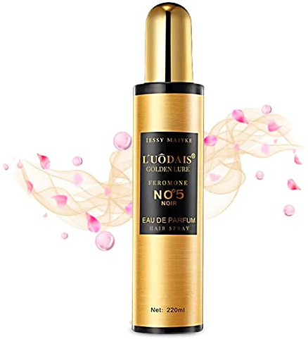 MoriAction 2023 New L'UODAIS Golden Lure Feromone Hair Spray, L'uodais Hair Serum Hair Oil, Long Lasting Hair Perfume Oil for Women and Men