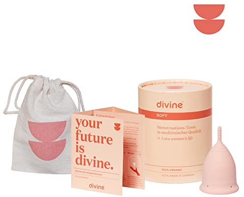 Divine Menstruationstassen SOFT, PINK, (S, Pink, Soft)